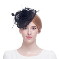 2017 Femmes élégantes Chapeaux de mariage Fascinator Vente en gros Black Purple Blue White Peach Red